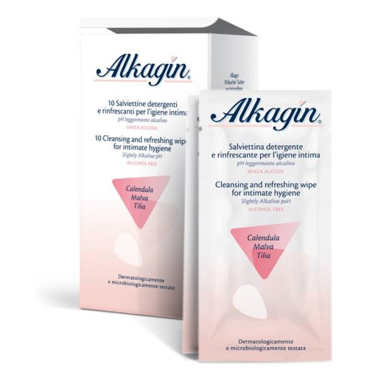 Alkagin&reg; 10 Salviettine Detergenti