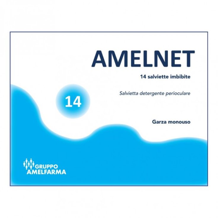 Amelnet Garza Monouso Amelfarma 14 Salviette Imbibite