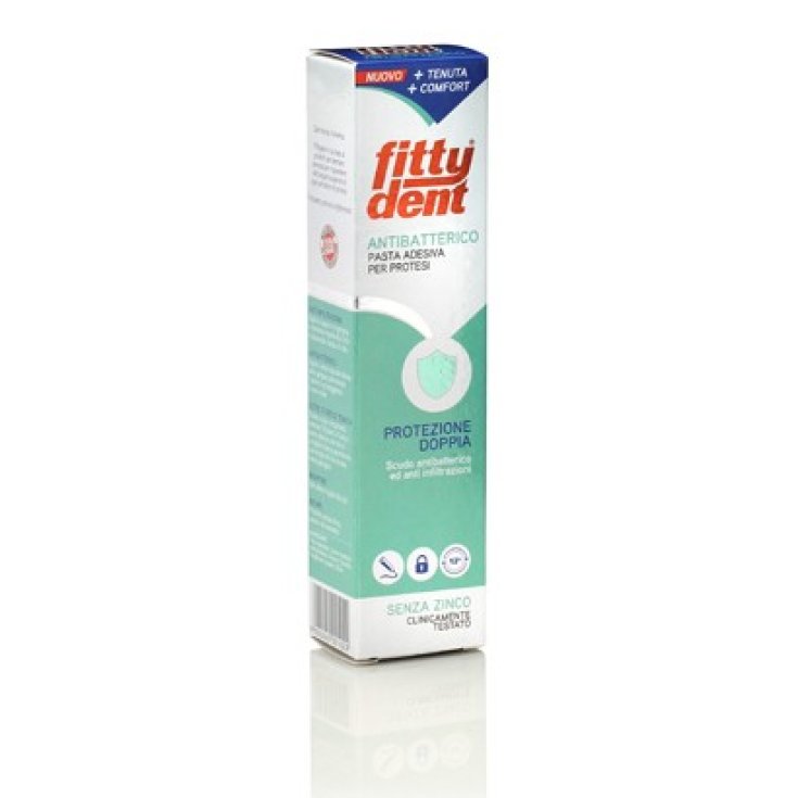 Antibatterico Pasta Adesiva Per Protesi Fitty&reg;Dent 40ml