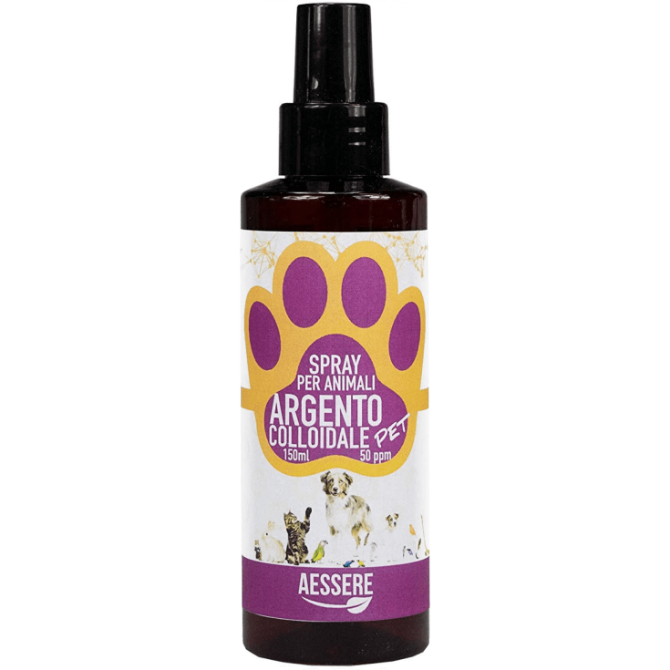 Argento Colloidale Pet Spray 50 Ppm Aessere 100ml