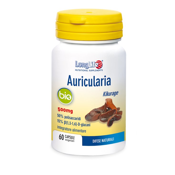 Auricularia Bio 500mg LongLife 60 Capsule