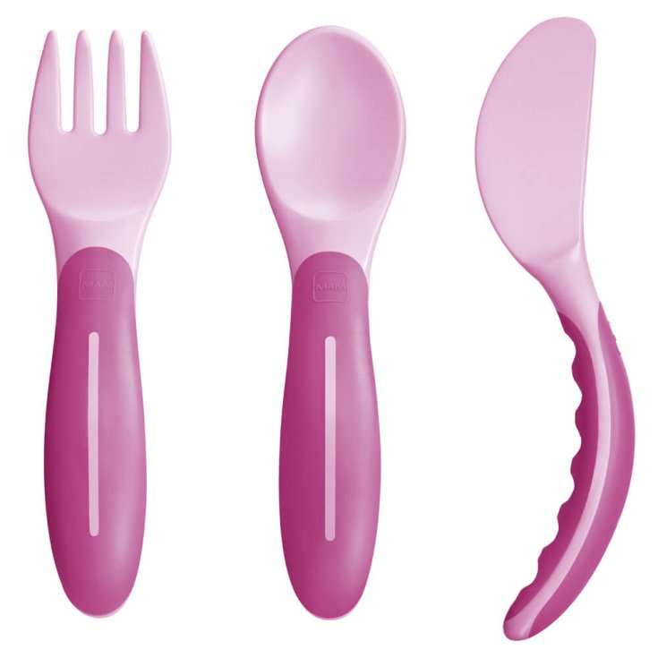 Baby's Cutlery Rosa Mam 1 Set