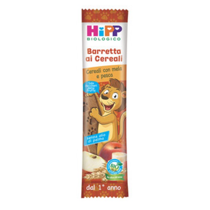 Barretta Ai Cereali HiPP Biologico Mela Pesca 20g