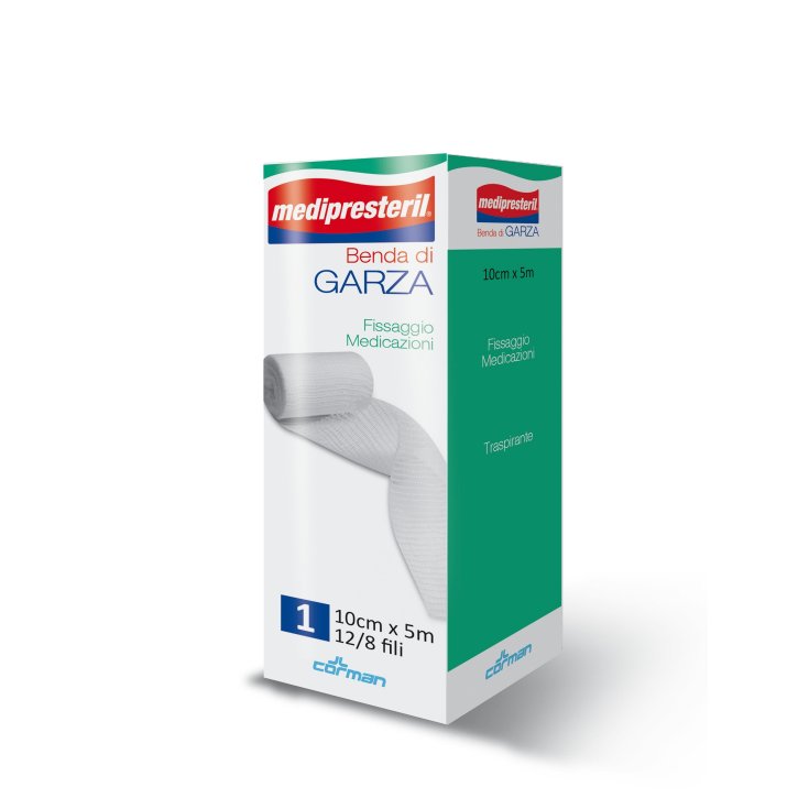 Benda Garza 10/8 10cmx5mt Medipresteril 1 Pezzo