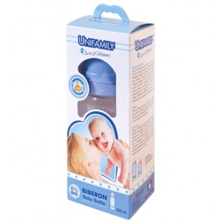 Biberon In Caucci&ugrave; Boy UniFamily 300ml
