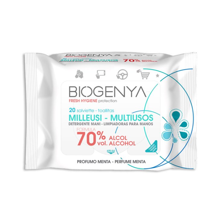 Biogenya Milleusi 20 Salviette Menta