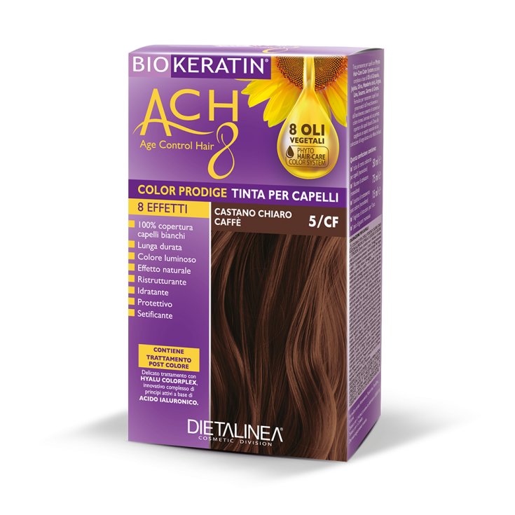 Biokeratin ACH8 Color Prodige Dietalinea 5/CF Castano Chiaro Caff&egrave;