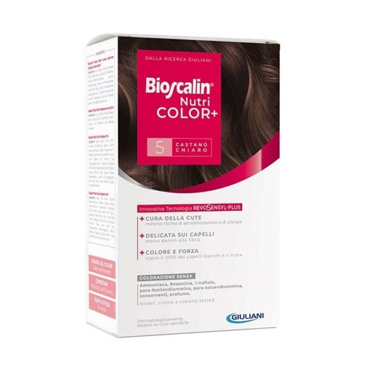Bioscalin&reg; NutriColor+ 5 Castano Chiaro Giuliani 1 Kit