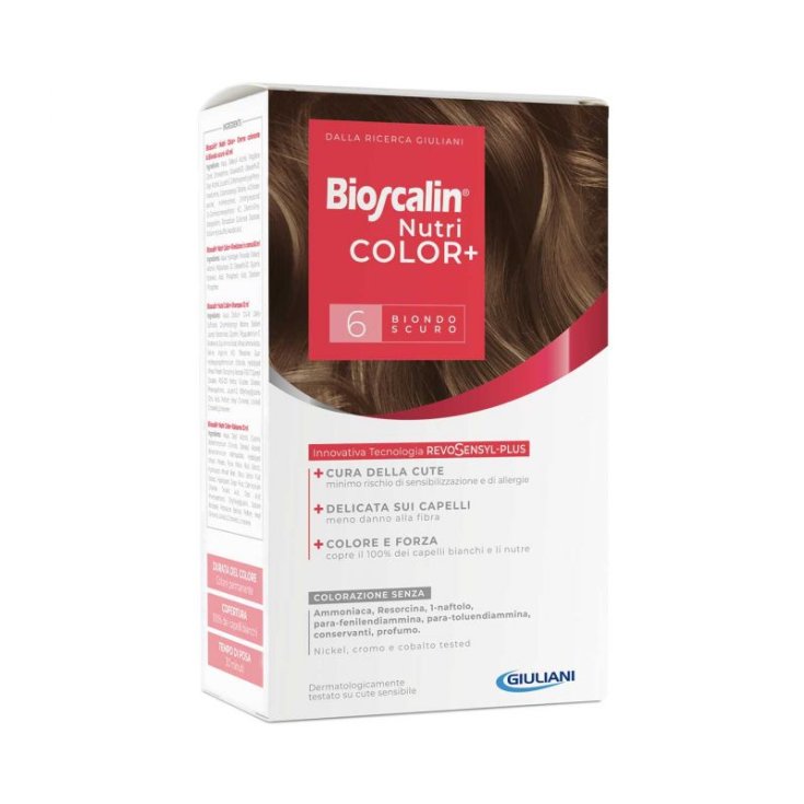 Bioscalin&reg; NutriColor+ 6 Biondo Scuro Giuliani 1 Kit