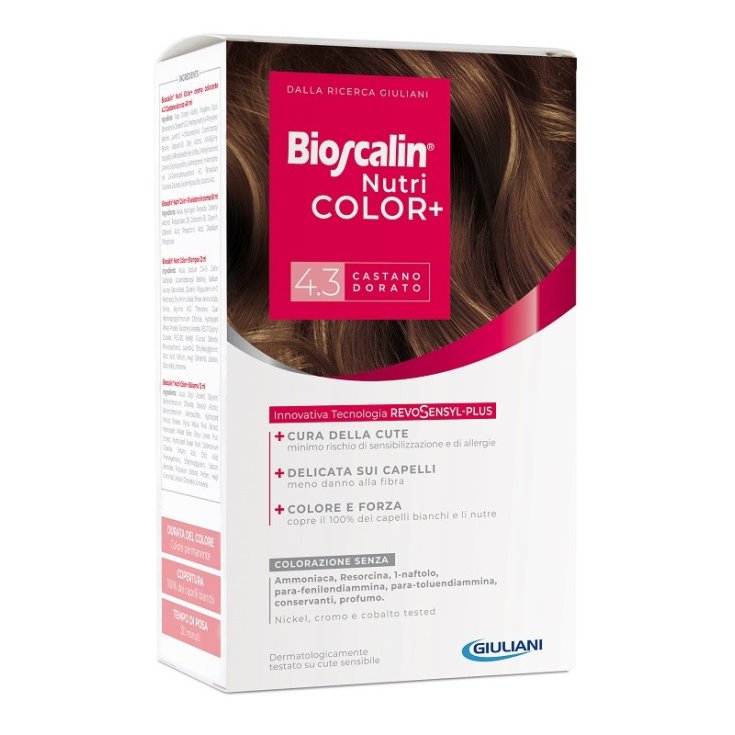 Bioscalin&reg; NutriColor+ 4.3 Castano Dorato Giuliani 1 Kit