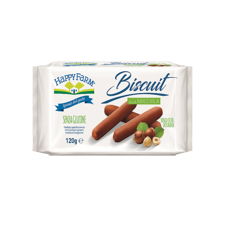 Biscuit alla Nocciola Happy Farm 120g