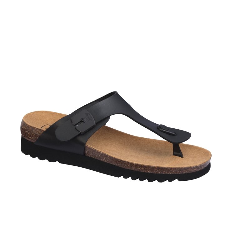 Boa Vista Up Scholl&reg; Infradito Donna Bioprint&reg; Nero Misura 39