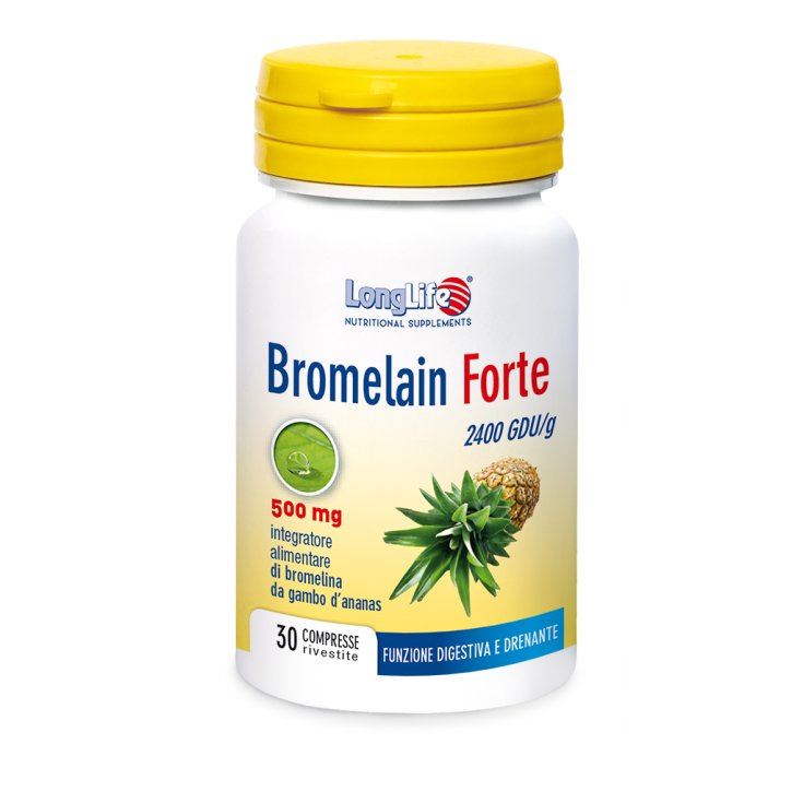 Bromelain Forte 500mg LongLife 30 Compresse Rivestite