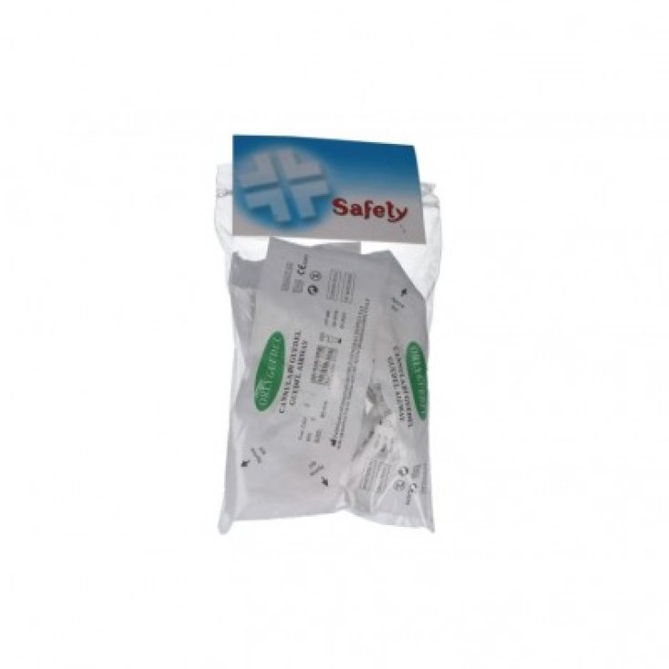 Cannula Guedel Safety Set 3 Misure Piccola Media Grande