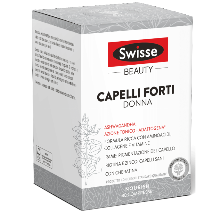 Capelli Forti Donna Swisse Beauty 30 Compresse