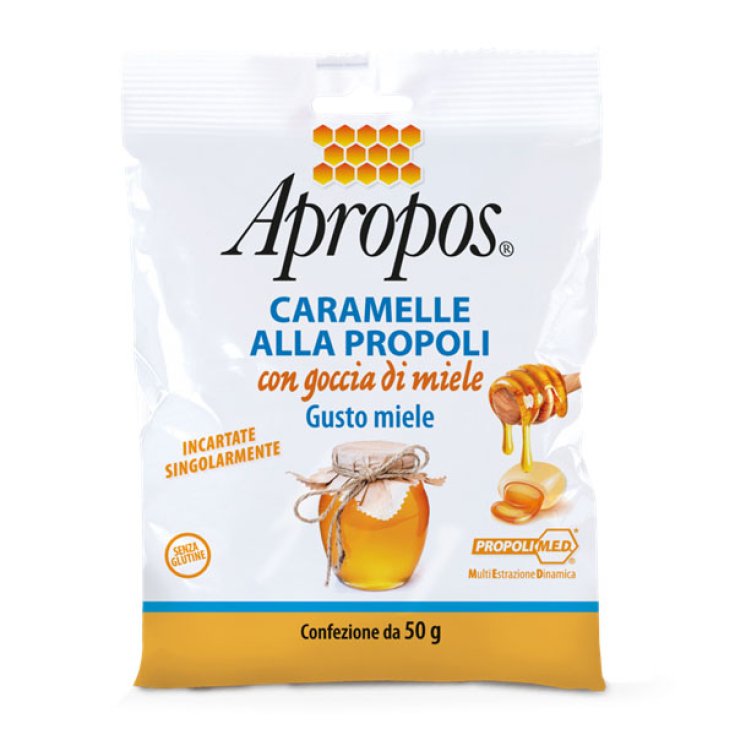 Apropos&reg; Caramelle alla Propoli Gusto Miele 50g