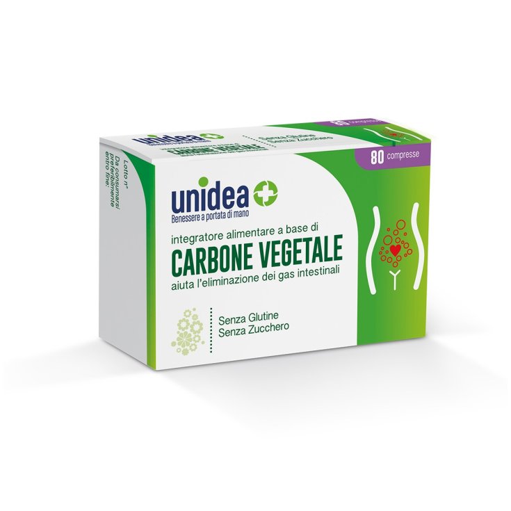 CARBONE VEGETALE unidea 80 Compresse