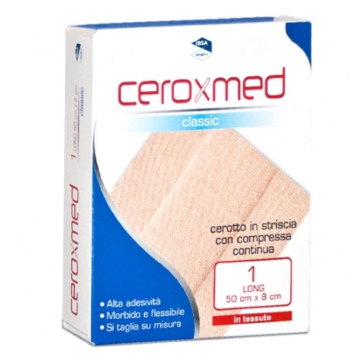 Ceroxmed Classic Long IBSA 1 Cerotto In Striscia Continua In Tessuto 50x8cm