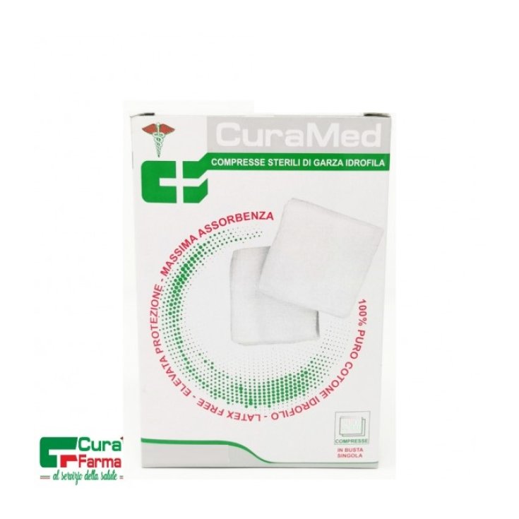 Compresse Sterili di Garza Idrofila CuraMed 6 Compresse 7x5cm