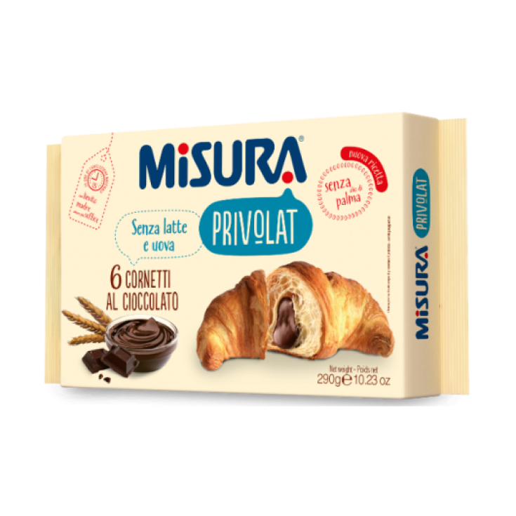 Misura Privolat Cornetto Cioccolato Senza Olio Di Palma 6 Cornetti