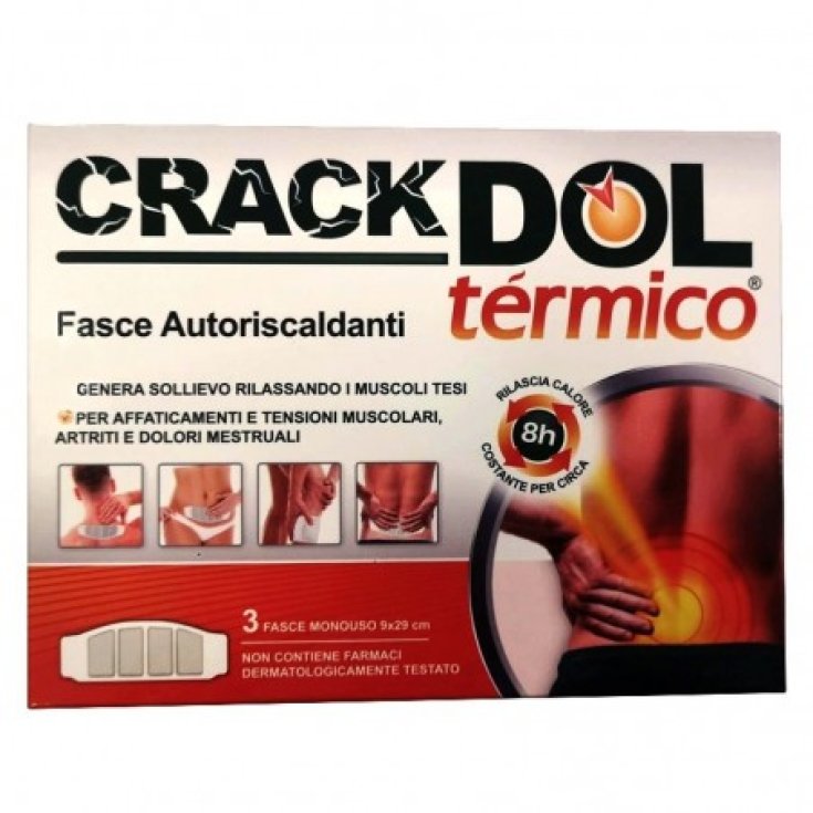 CrackDOL&reg; Termico ShedirPharma&reg; 6 Fasce Autoriscaldanti