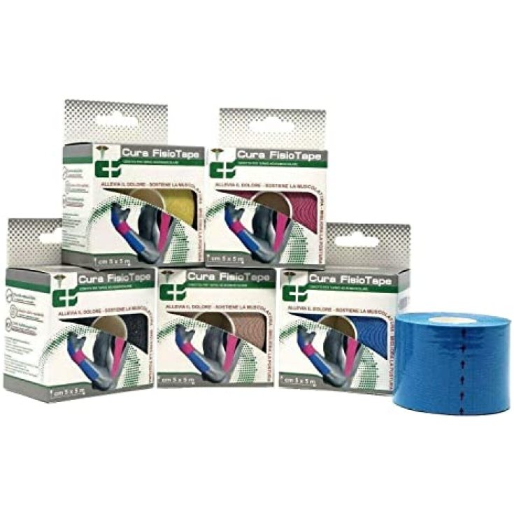 Cura FisioTape Cura Farma Blu 5cm x 5m