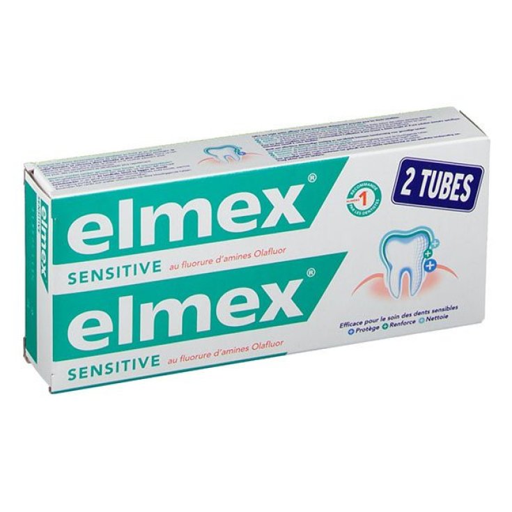 Dentifricio Sensitive Elmex&reg; Bitubo 2x100ml