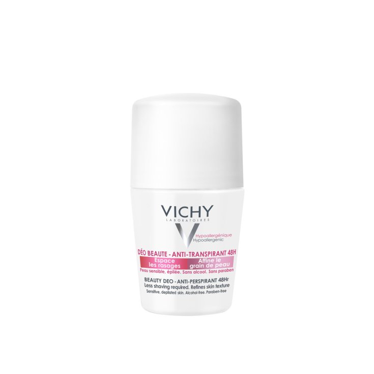 Vichy Deodorante anti-traspirante - Roll-on per pelle sensibile o depilata 50 ml efficace per 48 ore