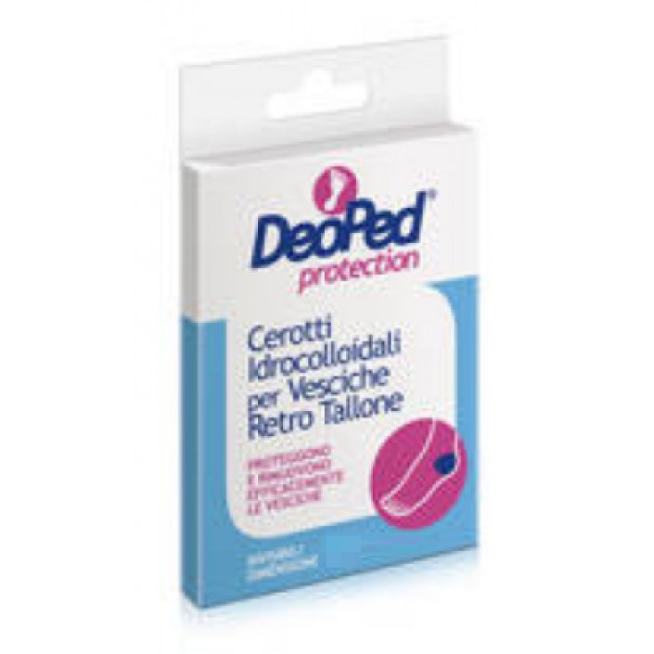DeoPed Protection IBSA 5 Cerotti Idrocolloidali Per Vesciche Retro Tallone Piccoli