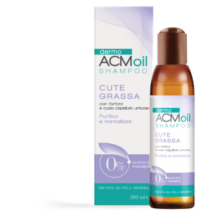Dermoacm Oil Shampoo Cute Grassa Ekuberg 200ml
