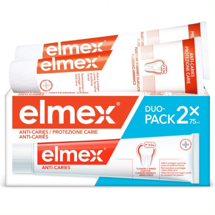 elmex&reg; Protezione Carie Duo-Pack 2x75ml