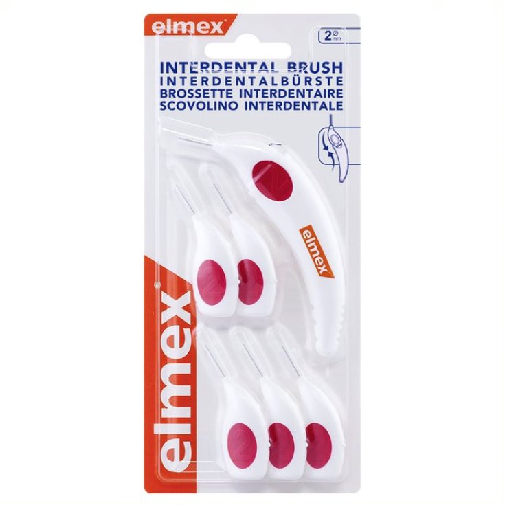 elmex&reg; Scovolino Interdentale 2mm 6 Testine + 1 Manico