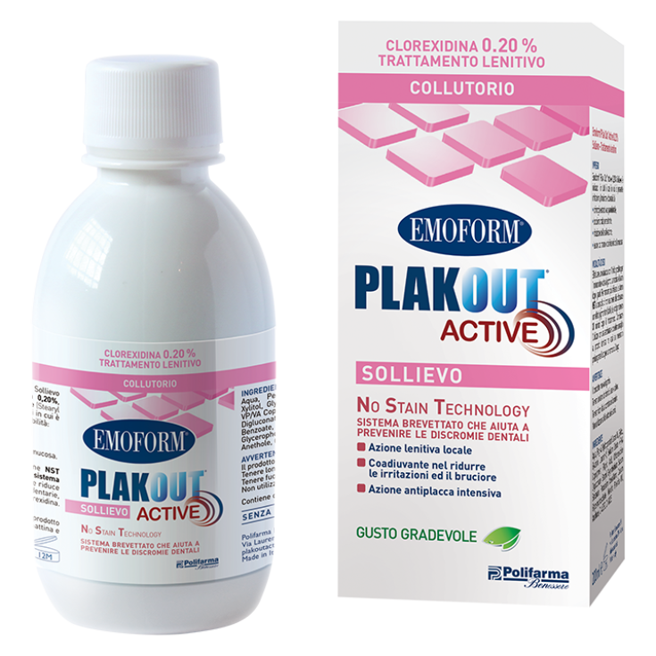 Emoform Plak Out Active Sollievo Polifarma 200ml