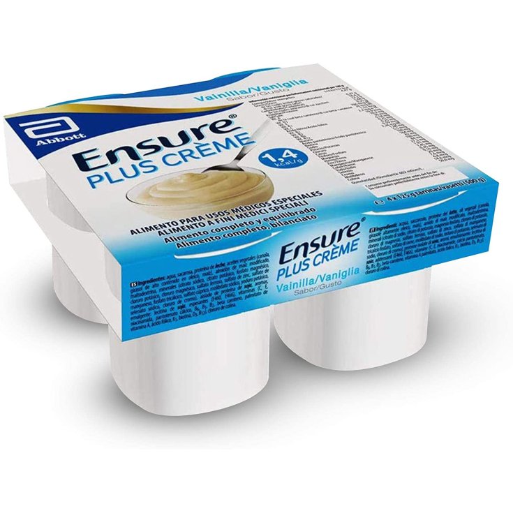 Ensure Plus Cr&egrave;me Vaniglia Abbott 4x125g