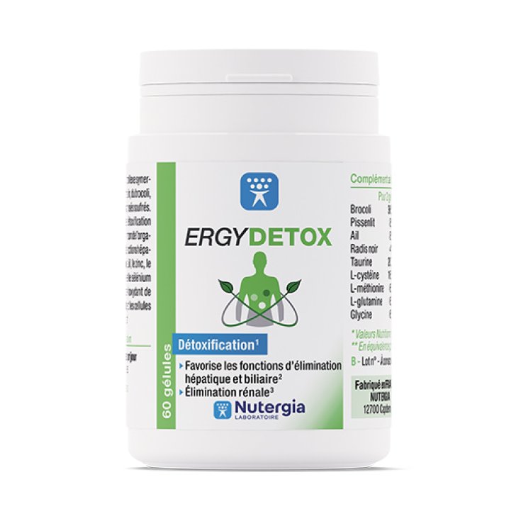 Ergydetox Nutergia Laboratoire 60 Capsule