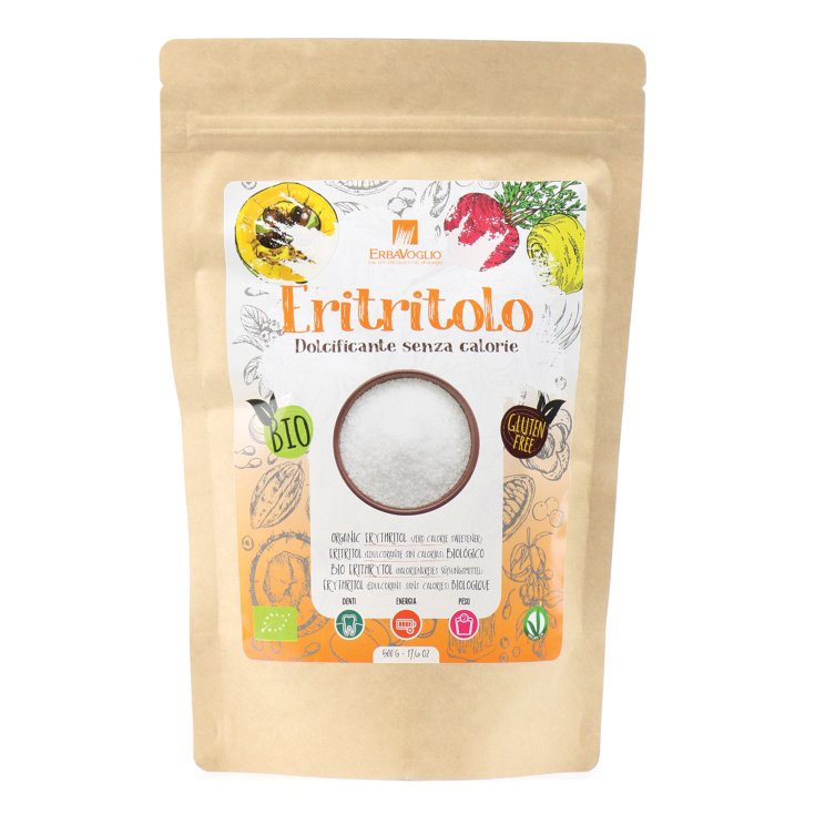 Eritritolo Dolcificante Senza Calorie Erbavoglio 500g