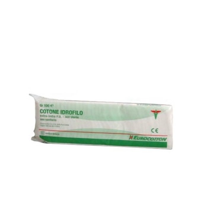 Eurocotton Cotone Idrofilo Extra India Cura Farma 100g
