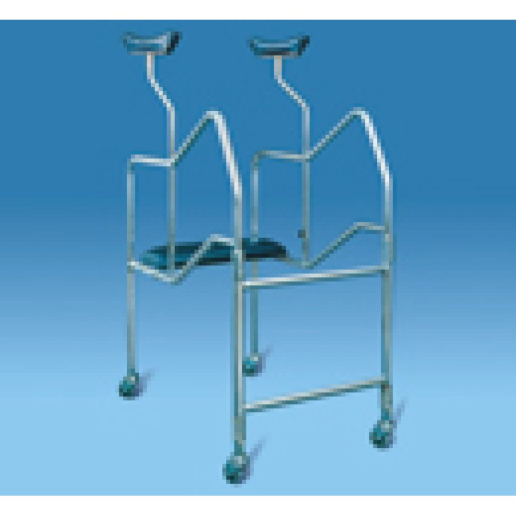 Safety Deambulatore Con Ruote E Supporto Ascellare Modello 74