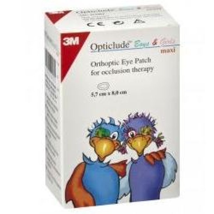 Opticlude Cerotto Oculare Formato Grande 3 Parti