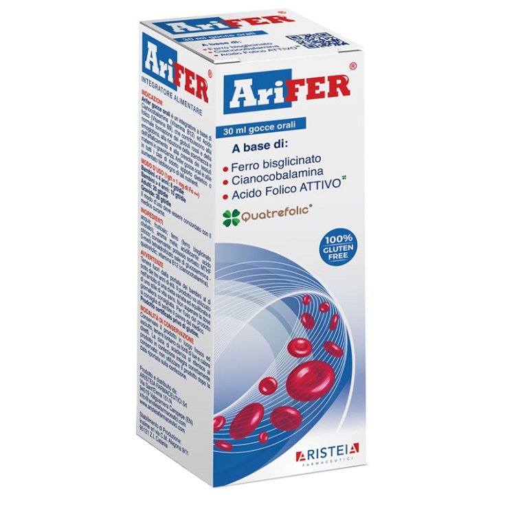 Aristeia Farmaceutici Arifer Integratore Alimentare In Gocce 30ml