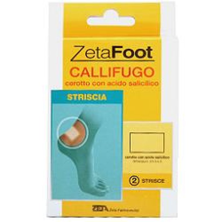 ZetaFoot Callifugo Striscia Zeta Farmaceutici 2 Pezzi