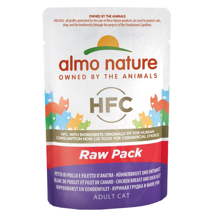 HFC Raw Pack Petto di Pollo e Filetto d'Anatra - 55GR