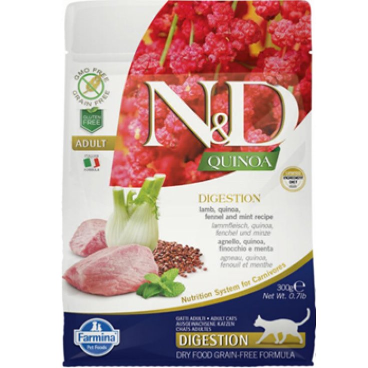 Natural & Delicious Quinoa Digestion Agnello Grain Free - 300GR