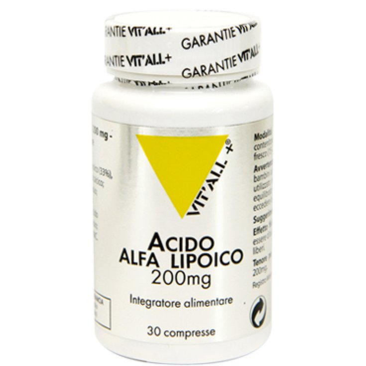 Vital Plus Acido Alfa Lipoico Senza Glutine 30 Compresse Vital Plus Acido Alfa Lipoico Senza Glutine 30 Compresse
