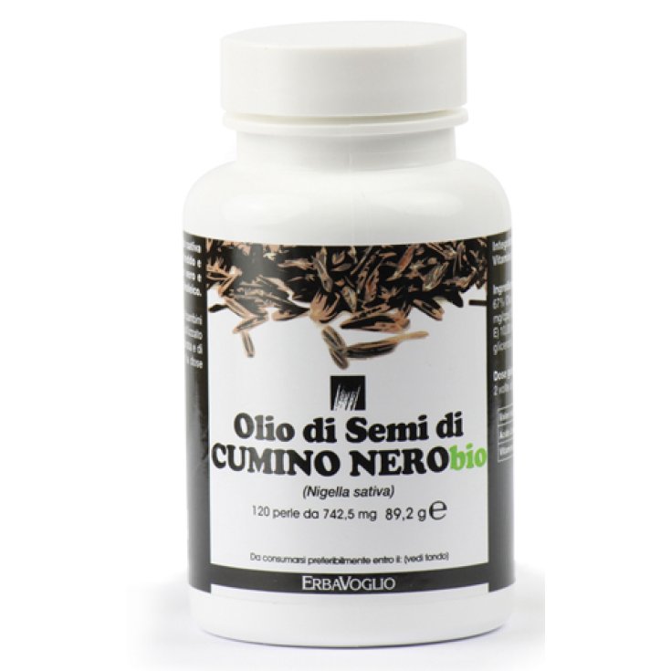 ErbaVoglio Olio Di Semi Di Cumino Nero Bio 120 Perle