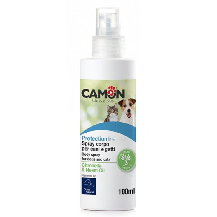 Spray Corpo per Cani e Gatti con Citronella e Olio di Neem - 100ML