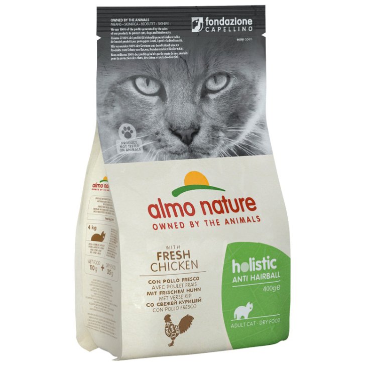 PFC Holistic Anti Hairball Dry Pollo e Riso - 400GR