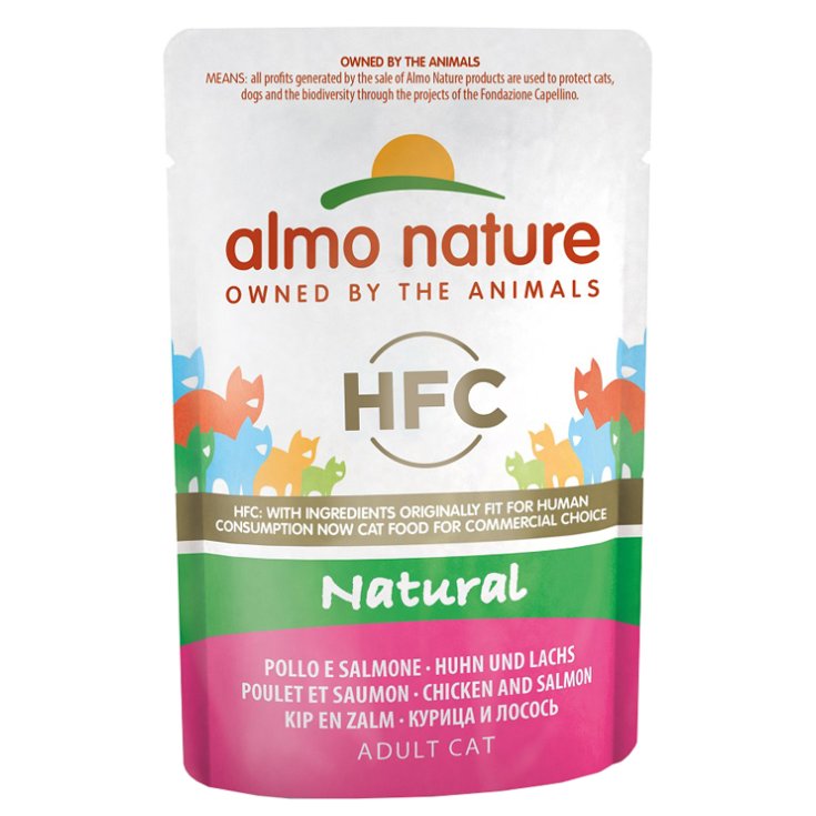 HFC Natural Pollo e Salmone - 55GR