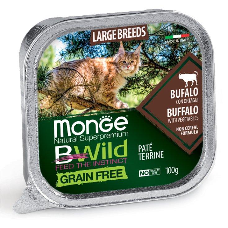 BWild Adult Pat&eacute; Terrine Bufalo con Ortaggi Large Breed All Life Stage - 100GR