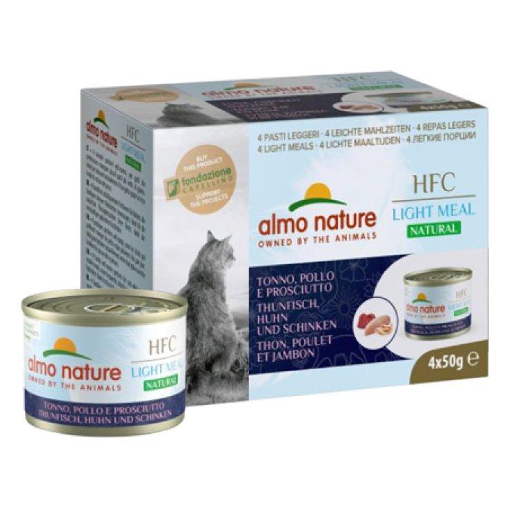 HFC Natural Light Meal Tonno Pollo e Prosciutto Multipack - 4Xda 50 Gr,